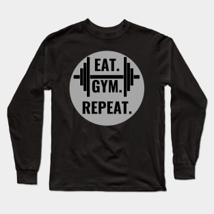 Eat Gym Repeat Long Sleeve T-Shirt